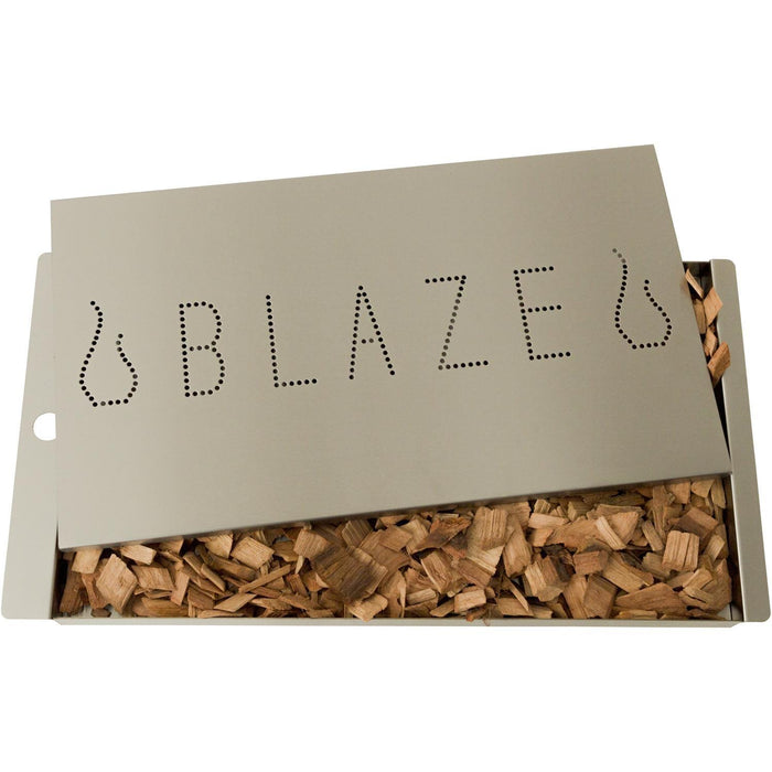 Blaze Extra Large Stainless Steel Smoker Box for Professional LUX Gas Grills
