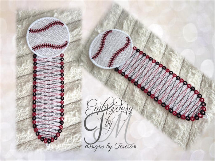 Bookmark Baseball/ 5x7 hoop