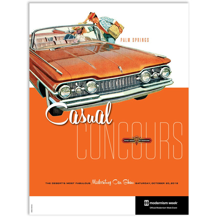 Casual Concours 2018 Poster - Oldsmobile - Destination PSP