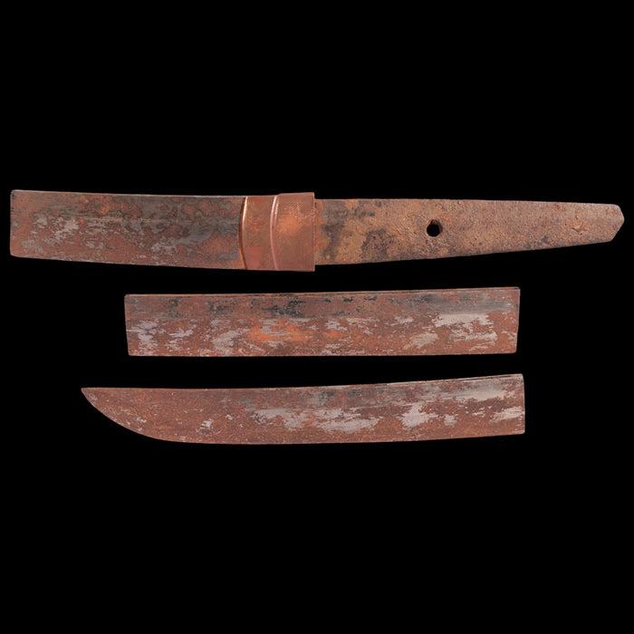 Complete Japanese Wakizashi Blade (Three Cut Pieces, 22 inches) - c. 1500s to 1800s CE - Edo Period