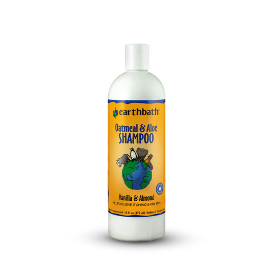Earthbath Vanilla & Almond Oatmeal & Aloe Shampoo for Dogs and Cats