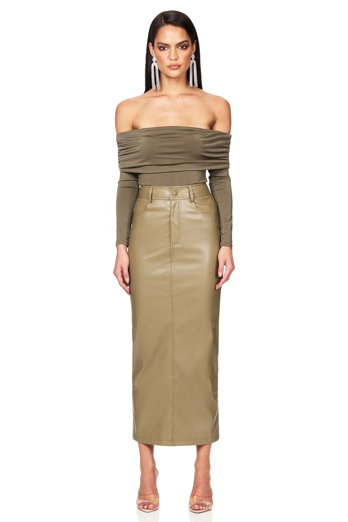 Nookie Element Bodysuit - Khaki