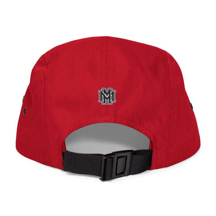 Embroidered 5 Panel Cap - Memento Logo Design - Memento Mori Clothing