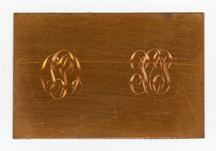 Engraving Practice Plate Number 12