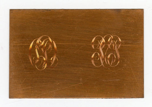 Engraving Practice Plate Number 12