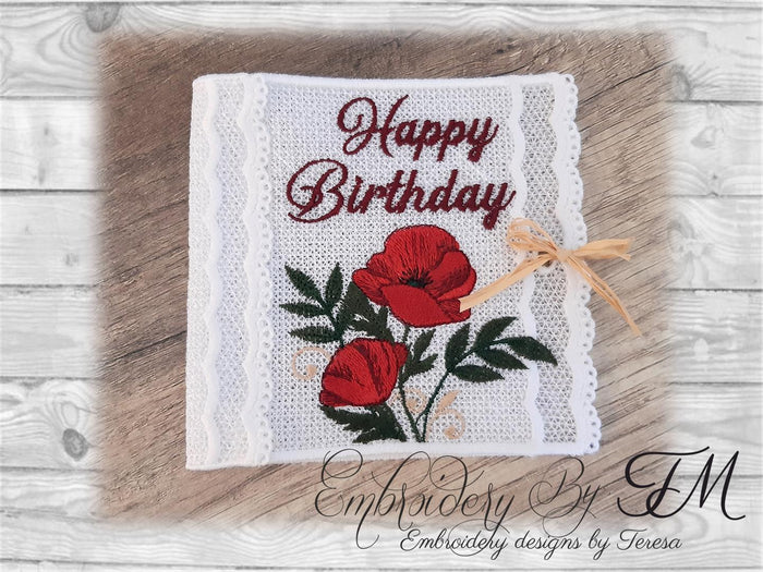 Envelope  Happy Birthday  / two sizes