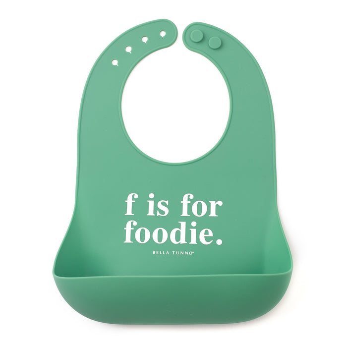 F Is For Foodie Wonder Bib