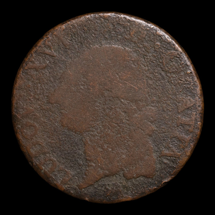 French Revolution, King Louis XVI, 1 Sol - 1791 CE - France