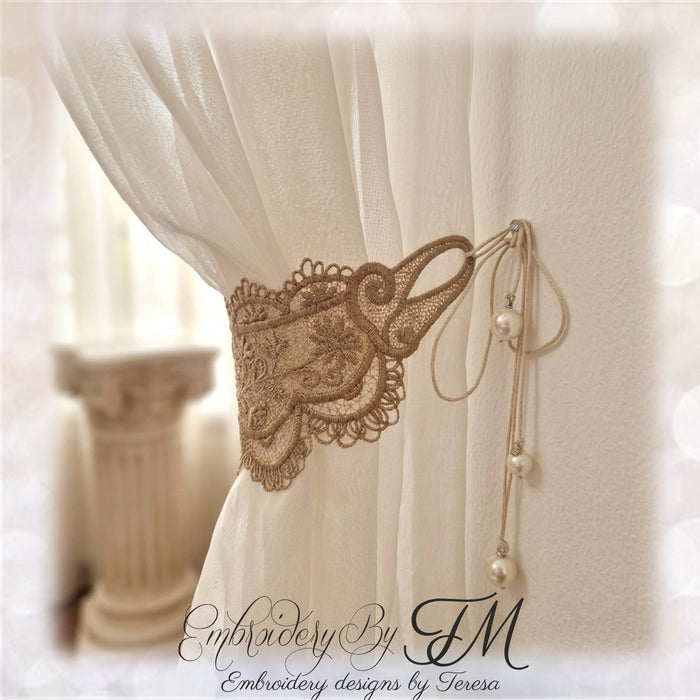 FSL Curtain tie backs 4/ 6x10 hoop