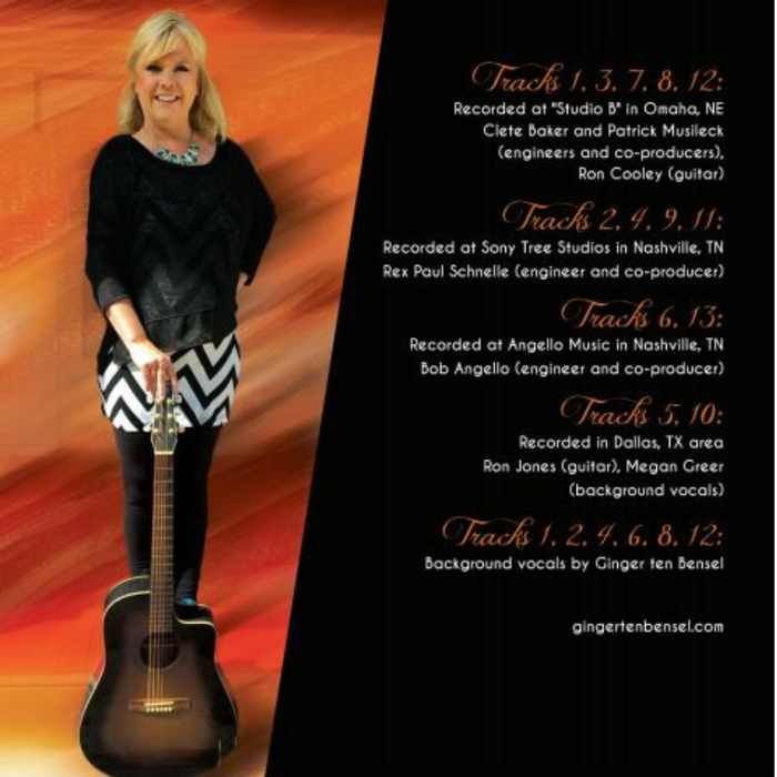Ginger ten Bensel CD by Ginger ten Bensel