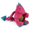Go Dog Periwinkle Dragon with Chew Guard Technology Dog Chew Toy