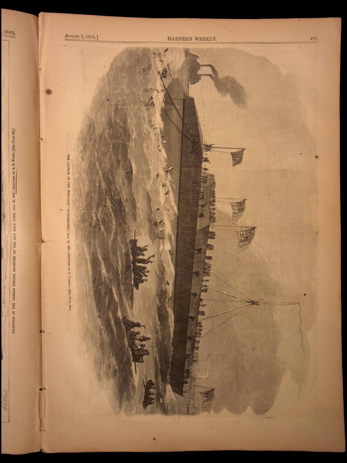 Harper's Weekly (From Bound Archival Volume) — Aug. 5th, 1865