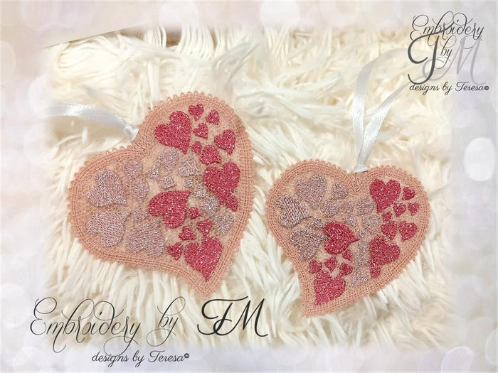 Heart with hearts/ two sizes