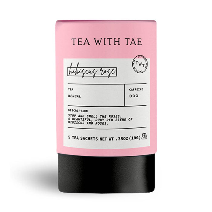 Hibiscus Rose Herbal Mini Tea Tube