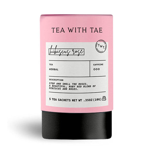 Hibiscus Rose Herbal Mini Tea Tube