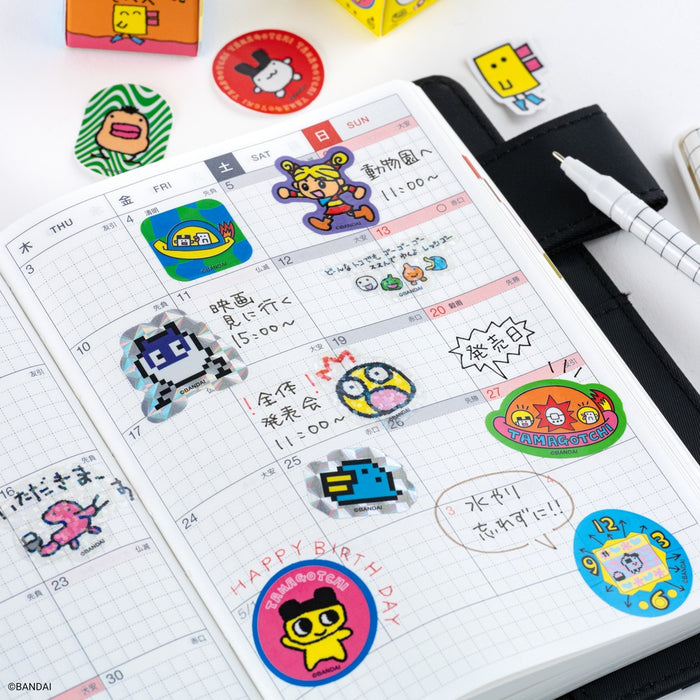 Hobonichi Tamagotchi: Flake Stickers