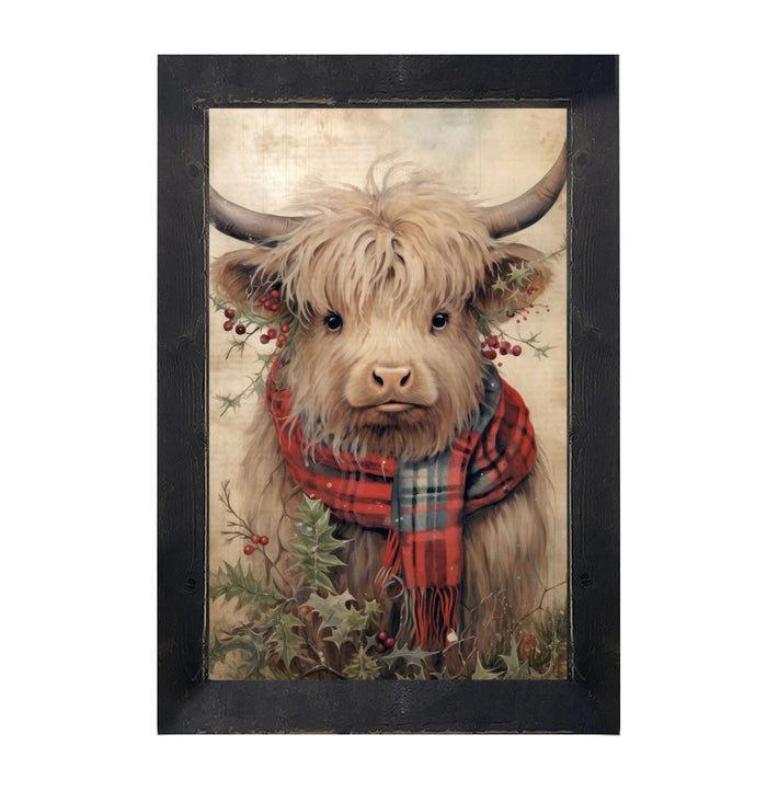 Holly Cow - Framed art