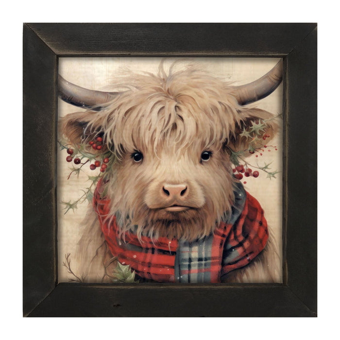 Holly Cow - Framed art