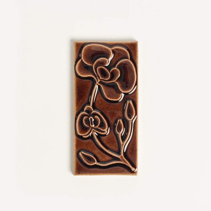 House Number Spacer Tile, Brandy Orchid