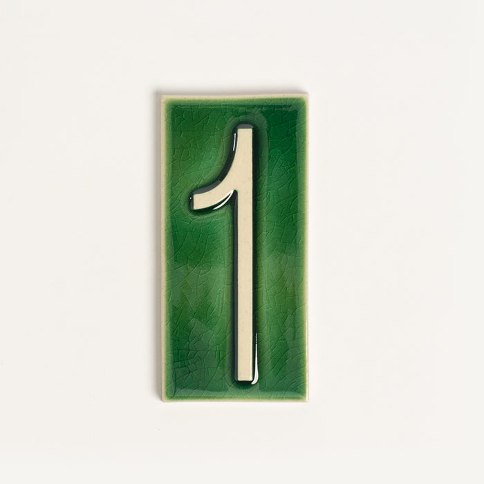 House Number Tile, Emerald Isle