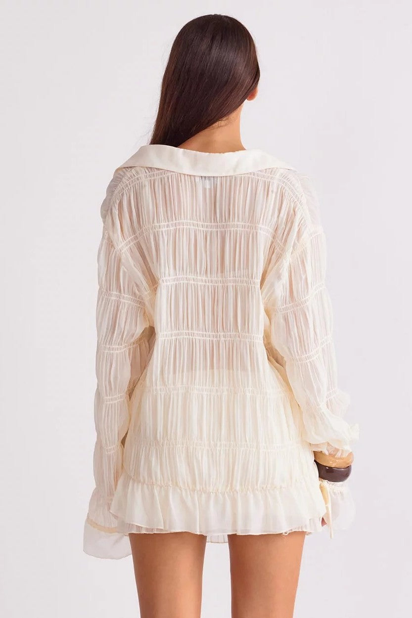 La Louisiane Mini Skirt - Shell
