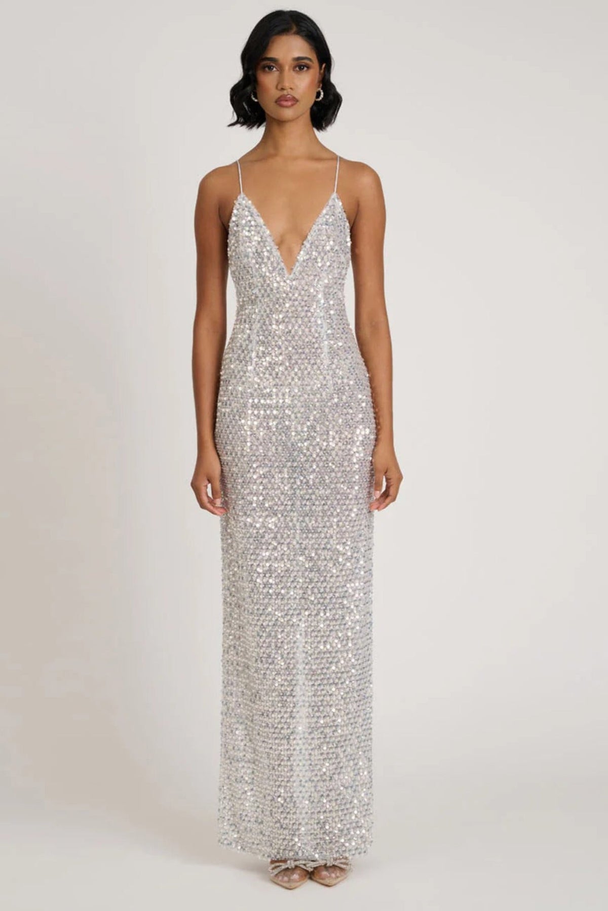 Mevia Gown - Silver