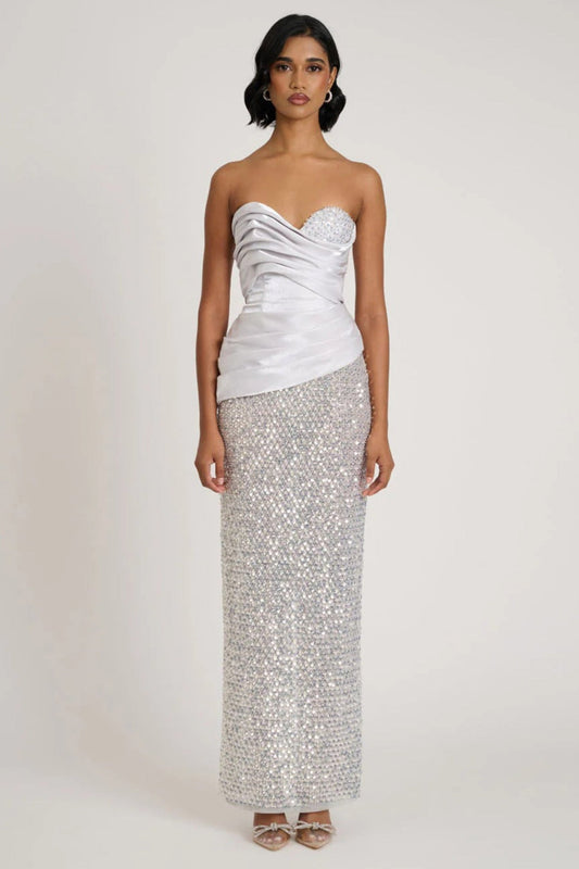 Gia Gown - Silver