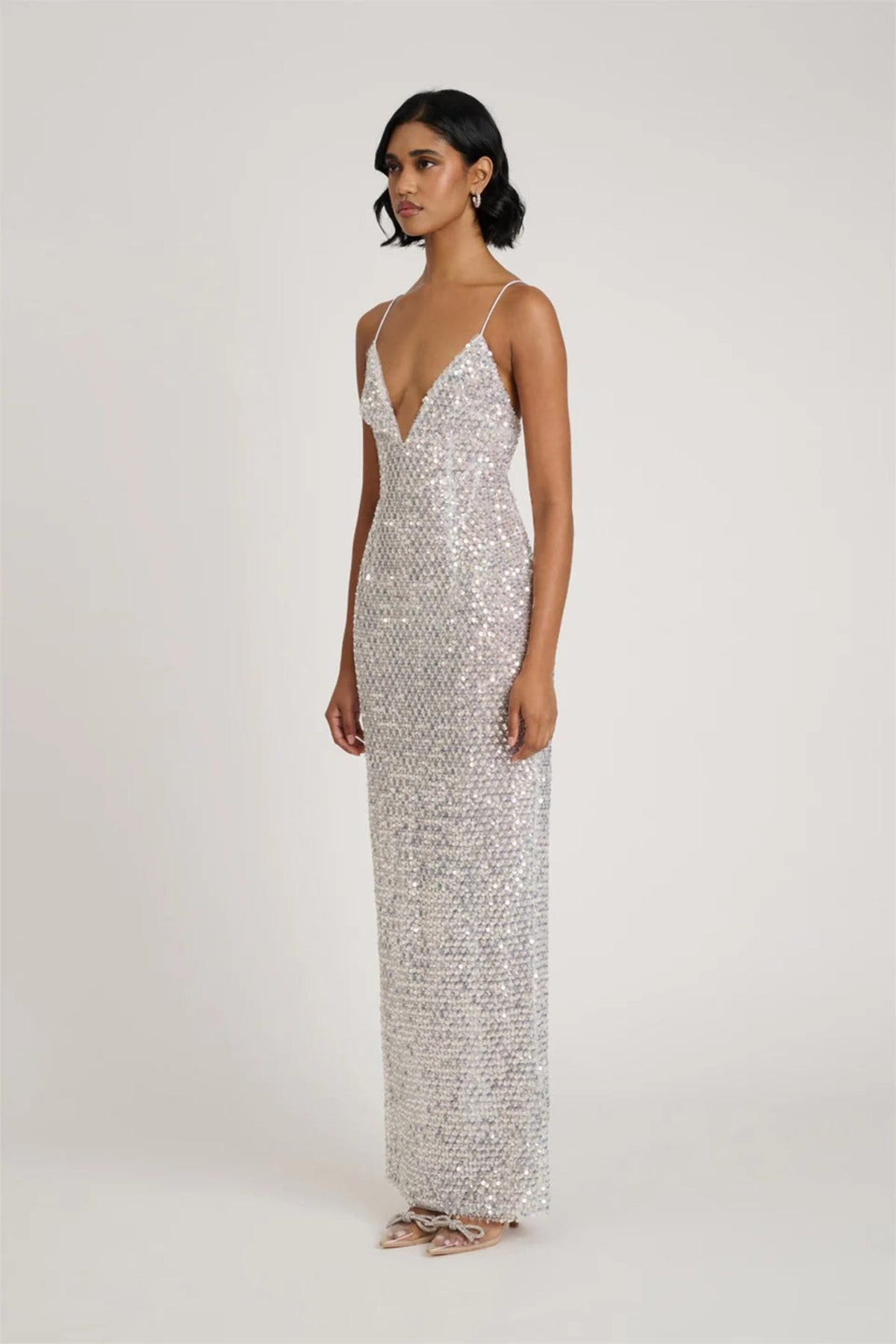 Mevia Gown - Silver