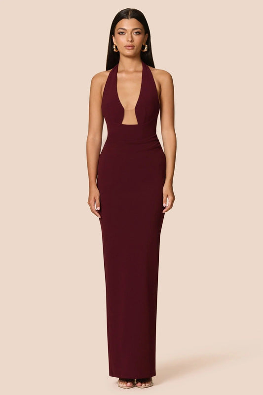 Nookie Demi Gown -  Wine