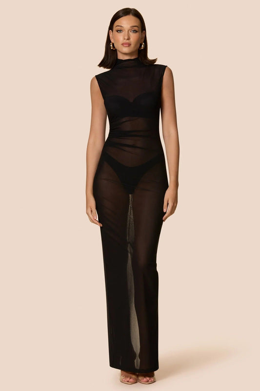 Nookie Saint Maxi Dress - Black