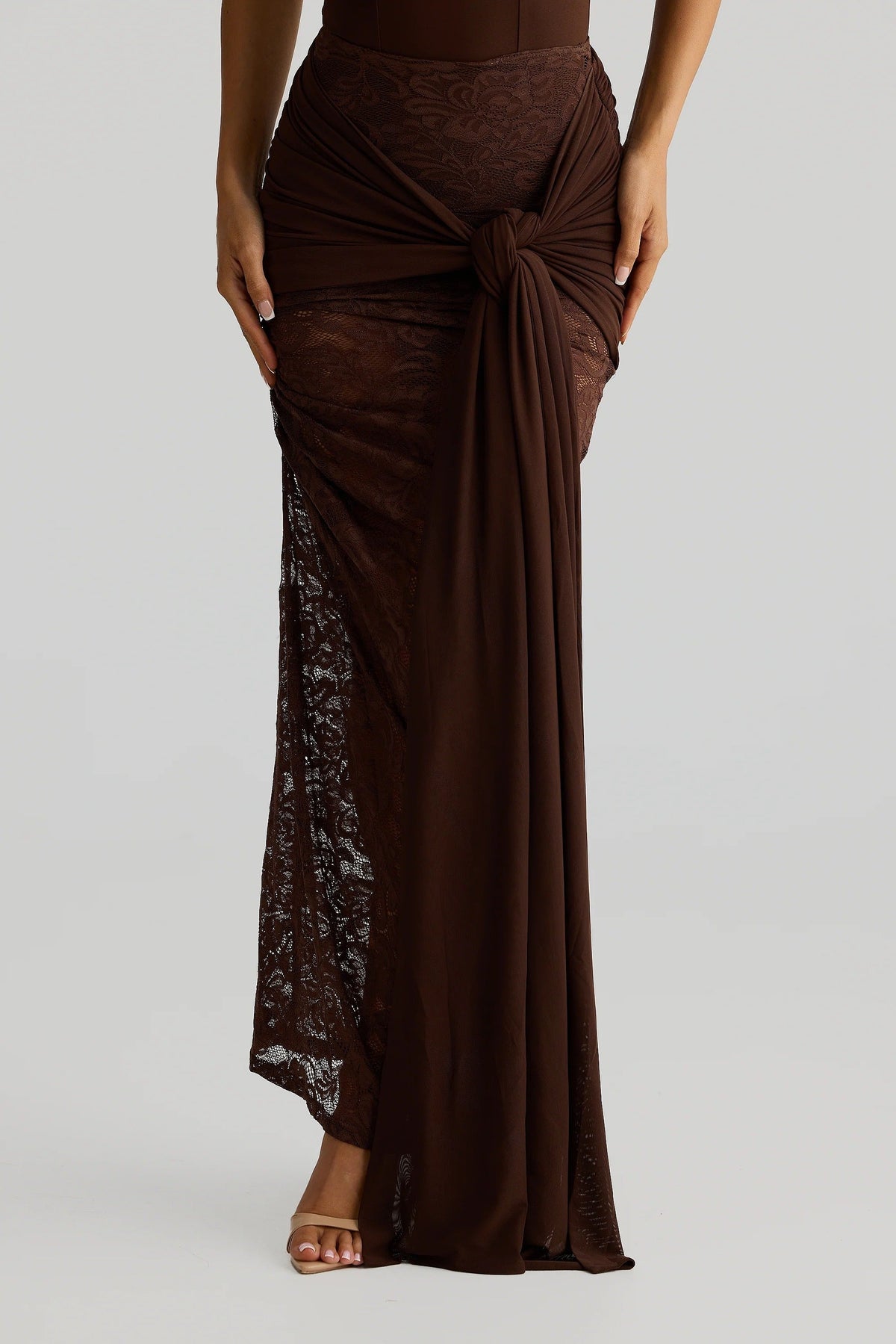 Celeste Skirt - Espresso Brown