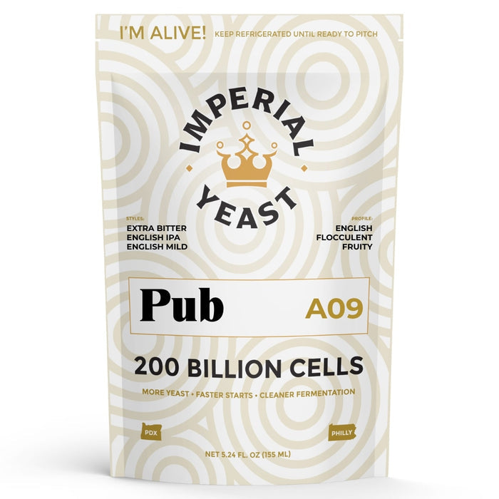 Imperial Yeast A09 Pub in its packaging