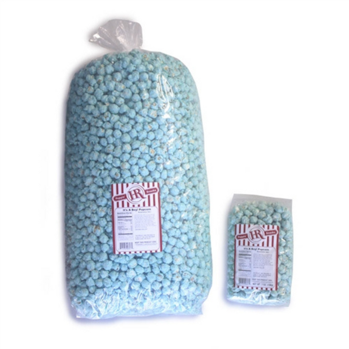 It's A Boy Blue Marshmallow Flavored Popcorn | 84 Servings | HR Poppin' Snacks