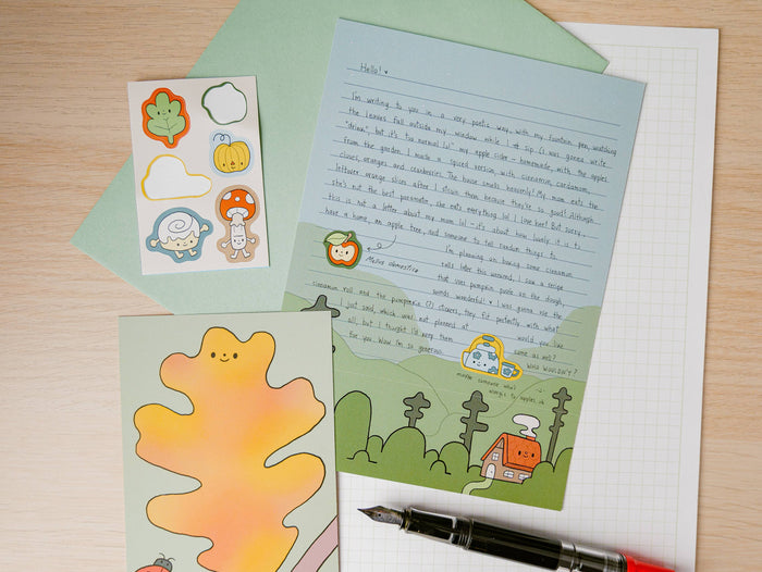Ivna Lins - Woods Letter Writing Set - Cute & Cozy Stationery Kit