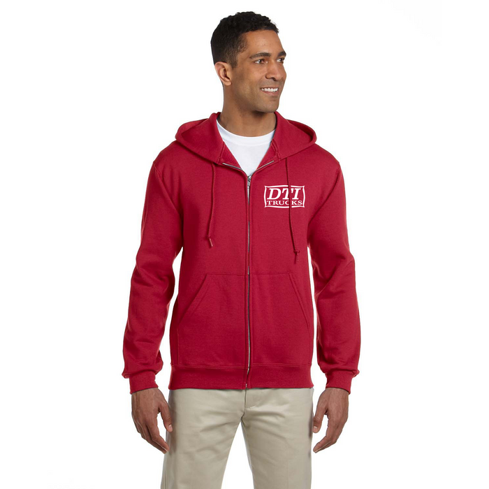 Jerzees Adult Fleece Full-Zip Hooded Sweatshirt, Printed