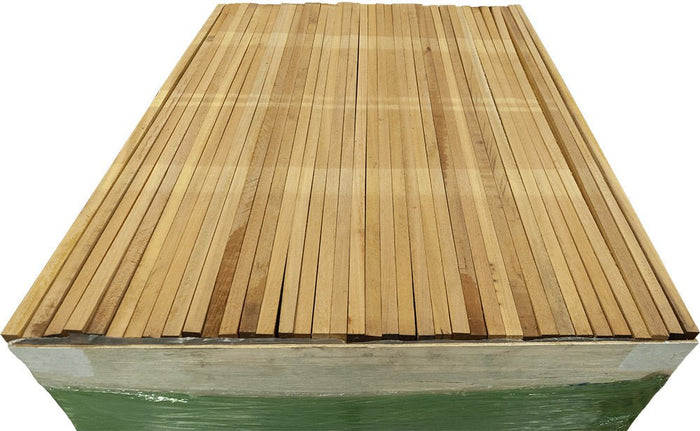 .75″ x 1″ x 48″ / Garapa / 100 Pack
