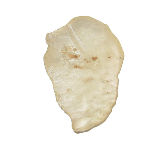 yellow libyan desert glass rough stone
