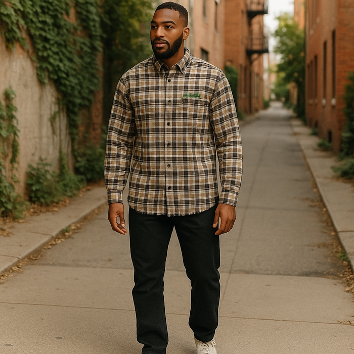 Memento Mori Flannel Button up Shirts - Memento Mori Clothing