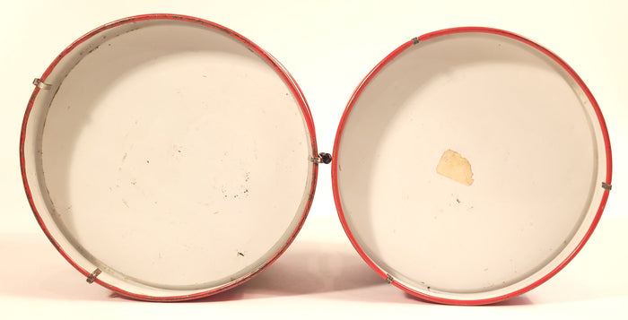 Mid-Century Vintage Children's Tin Drum Set, Musical Toy, Kids' Marching Band