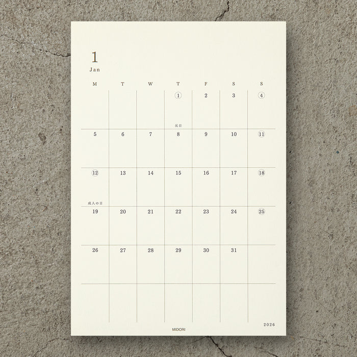 Midori - 2026 Diary Stickers (L)
