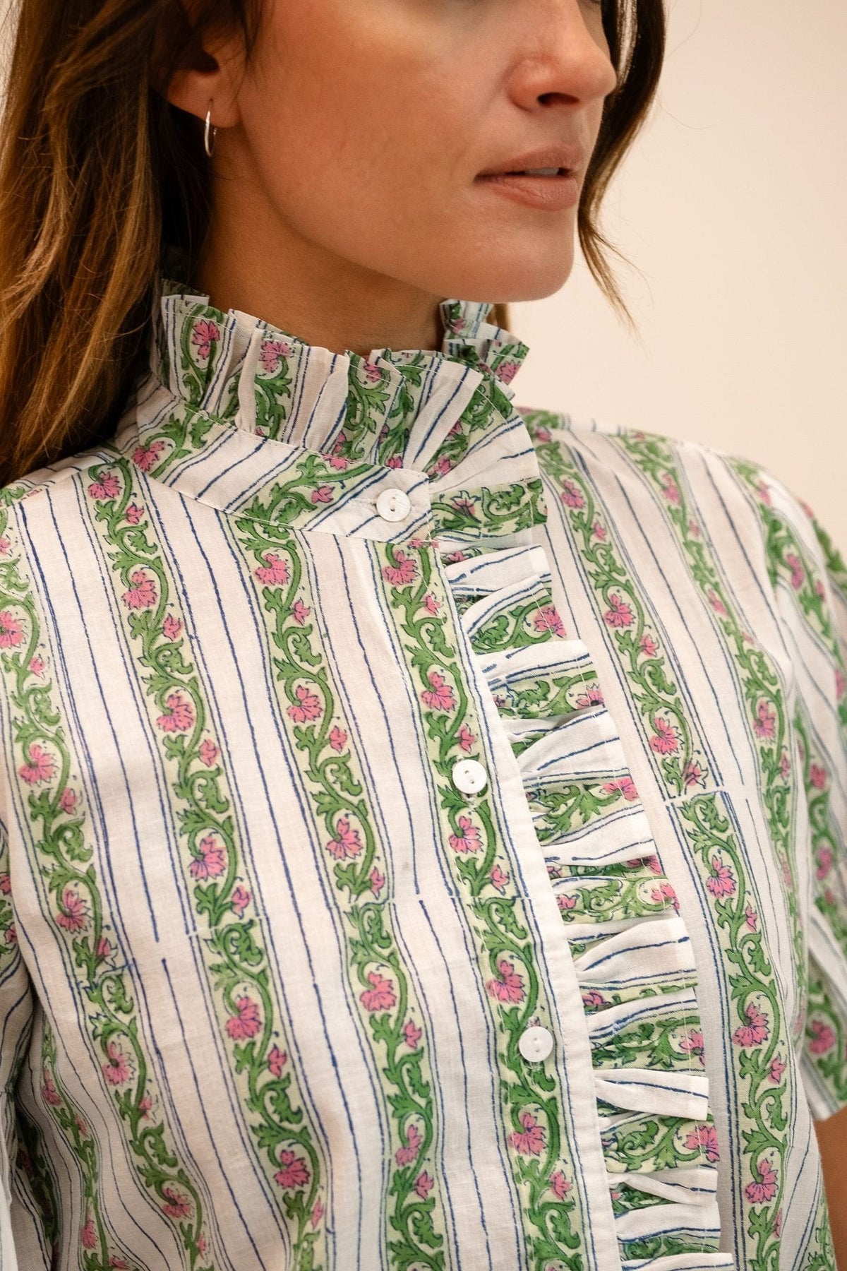 Vanessa Top in Sweet Pea Stripe