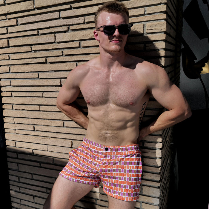 Mod Swim Shorts - Tiki