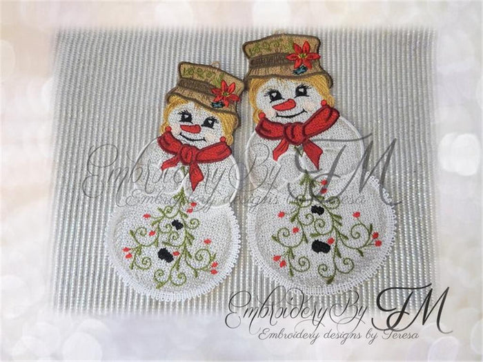 Mrs. Snowman FSL / three sizes