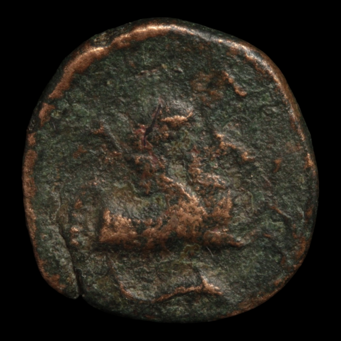 Mysia, Lampsacus, Bronze Issue, Poseidon & Pegasus - 400 to 300 BCE - Greek World