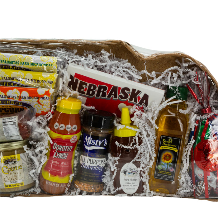Nebraska Pride Gift Basket | Shipping Included | From Nebraska Gift Shop