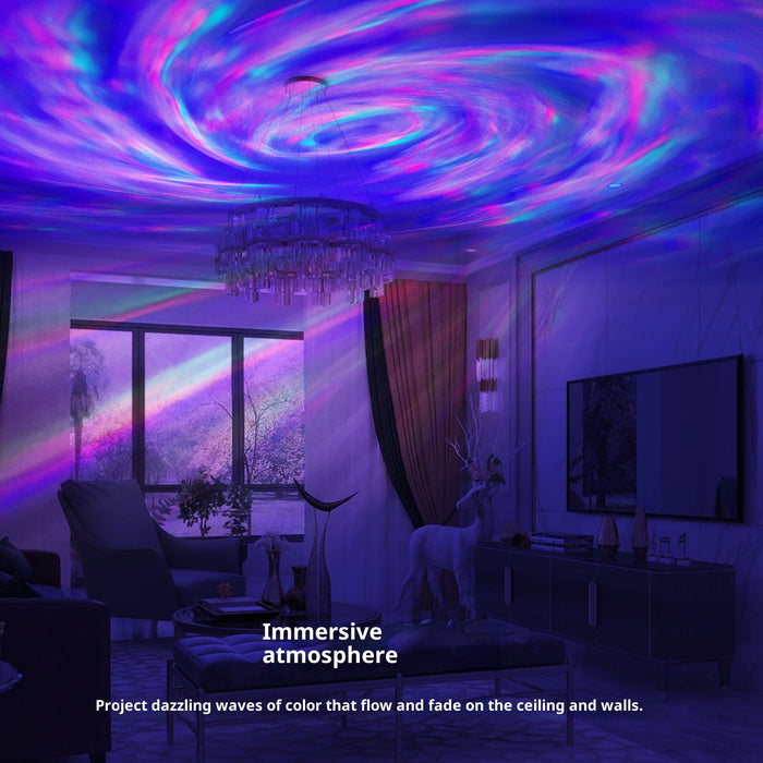 Northern Lights Projection Lamp Bedroom Star Light Remote Control Flame 🇨🇳