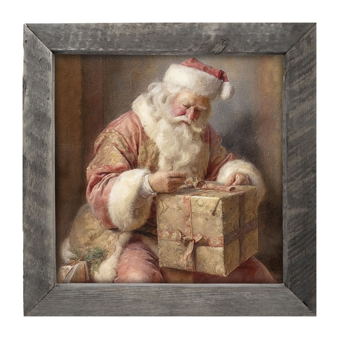 Old world Santa sitting