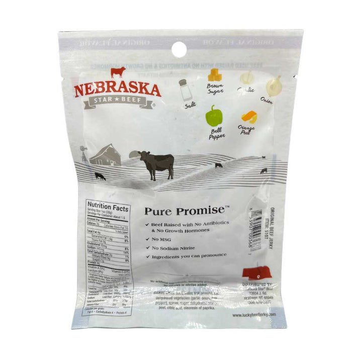 Original Beef Jerky | 1.5 oz | Nebraska Star Beef