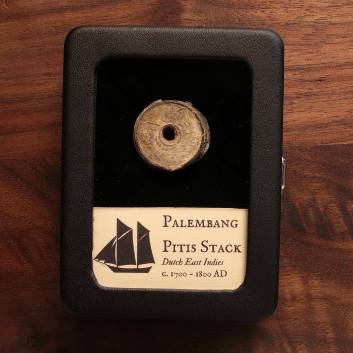 Palembang Pitis, Fused Stack of Coins - c. 1700 to 1800 CE - Indonesia & Malaysia