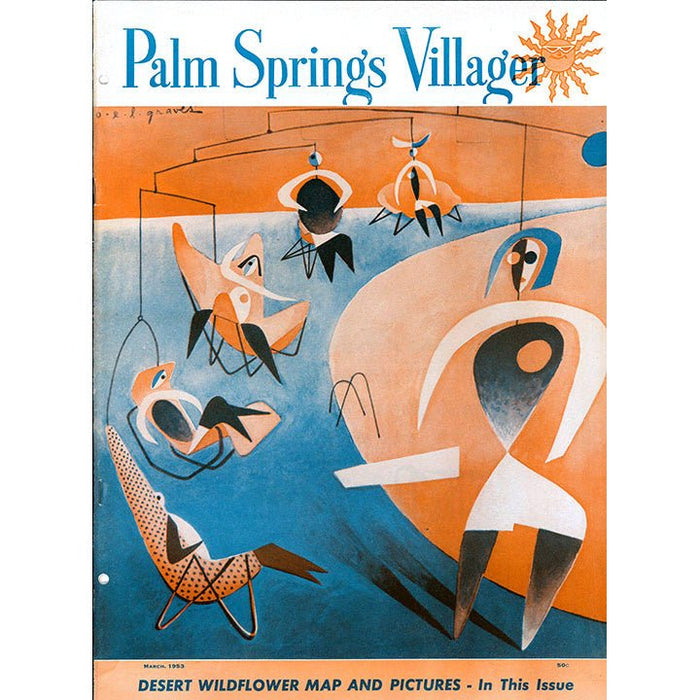 Palm Springs Life Cover Print - 1953 March - Destination PSP